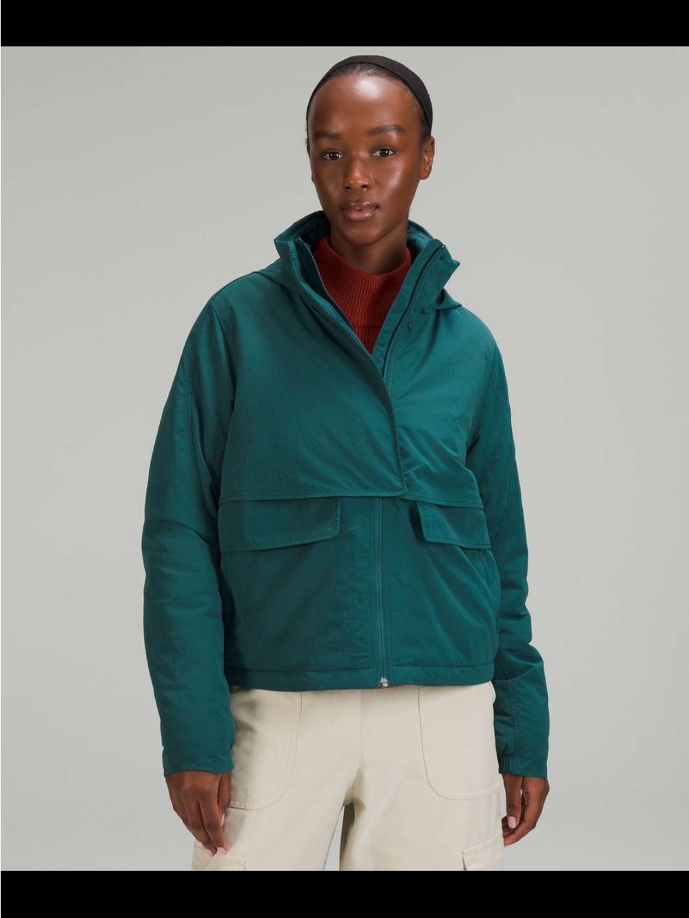 lululemon athletica Teal Utility Jacket